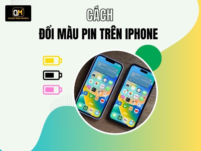 Cách đổi màu pin trên iPhone độc lạ, hay ho dành cho “iFan”